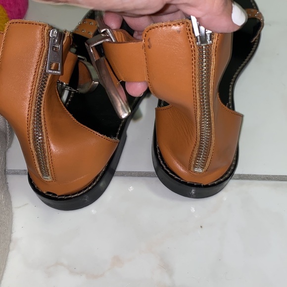 Zadig & Voltaire Tan Sandals w/ Studs - Picture 7 of 10